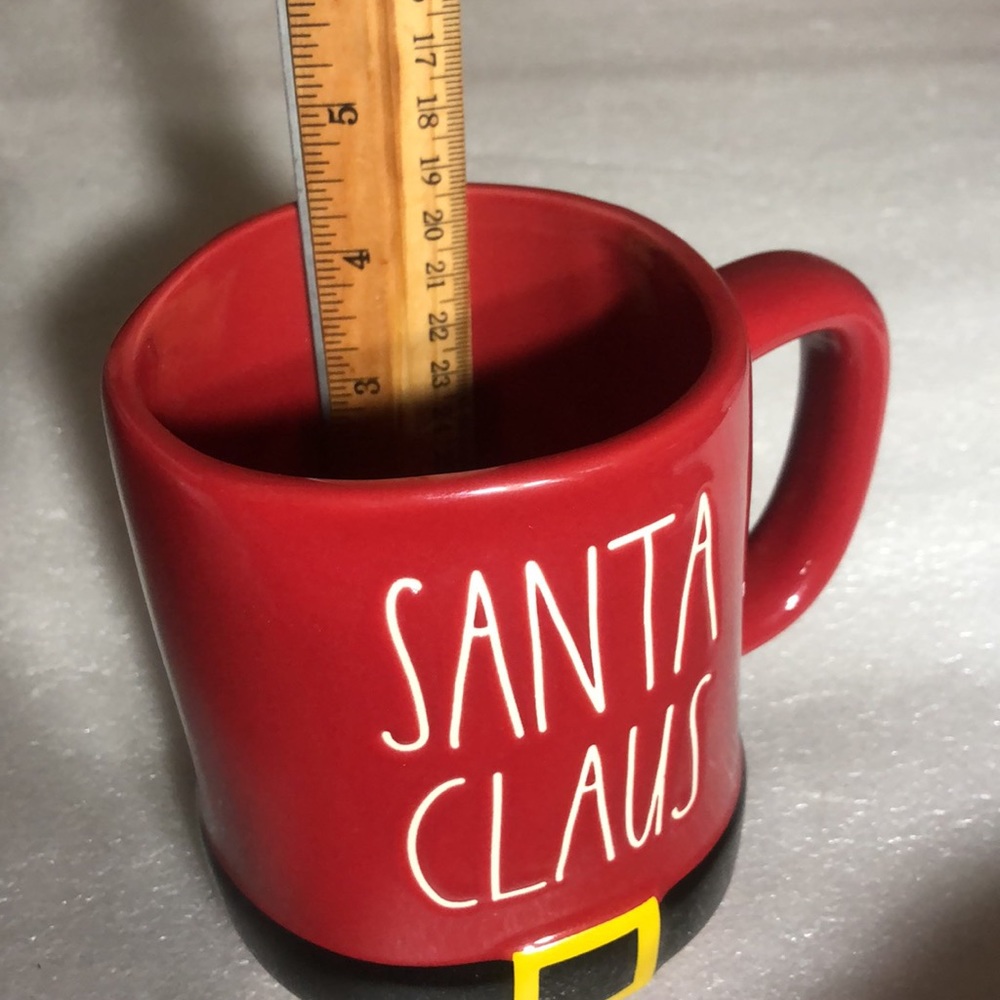 Rae Dunn Santa Mug Holiday Red Ceramic Cup Decor Gift Christmas Gift Clause - Picture 9 of 10